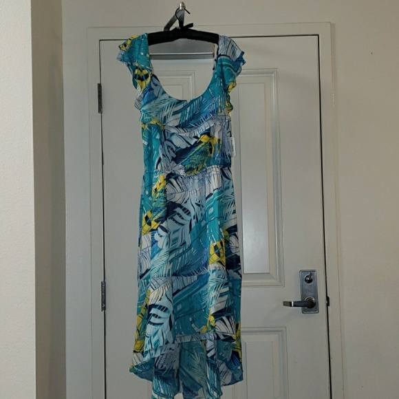 Hi-Lo, Layered summer dress.  New from Dressbarn - Picture 1 of 5